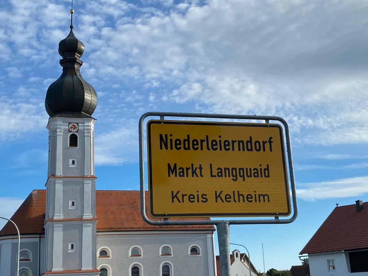 Ferienwohnung Zachhof Niederleierndorf Langquaid Exterior foto